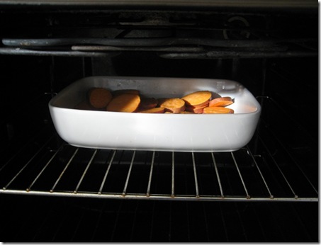 oven baked sweet potatoes